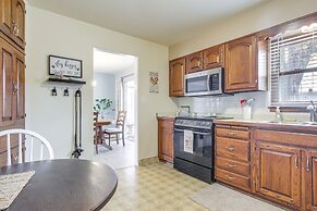 Walk to Lake: Family Getaway w/ Yard in Menasha!