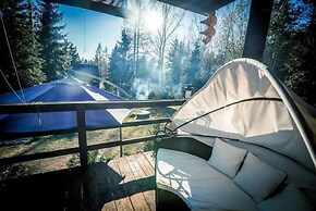 In The Woods Lodge With hot tub Inside Puszcza Knyszyśnka - Two-bedroo