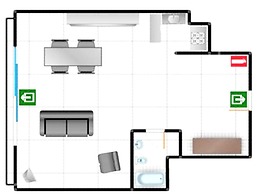 Spacious Apartment by the sea