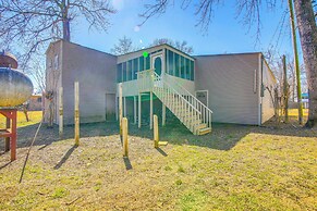 Steps to Tunica Lake: Outdoor Retreat w/ Fire Pit