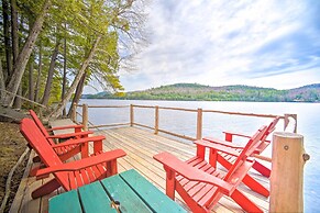 Adirondack Oasis: Lake House w/ Dock + Deck!