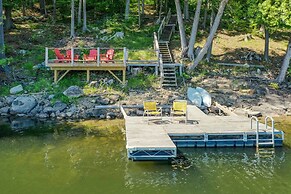 Adirondack Oasis: Lake House w/ Dock + Deck!