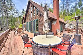 Adirondack Oasis: Lake House w/ Dock + Deck!