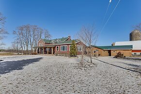 Historical Log Cabin on 80 Acres in Hartford!