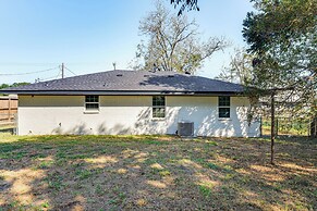 Walk to Town: Home w/ Yard in Brenham!