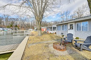 Dock & Fire Pit: Retreat on Big Barbee Lake!