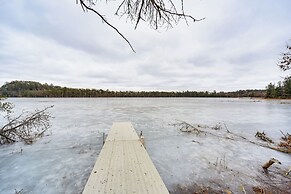 Lake House on 3 Acres w/ Private Dock in Minong!