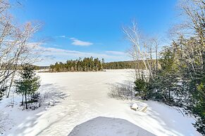 Million-dollar View: Waterfront Cabin in Bridgton!