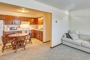 Walk to River: Downtown Pierre Apartment