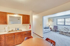 Walk to River: Downtown Pierre Apartment