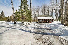 Near Lake Huron: Secluded Goetzville Cabin w/ Deck