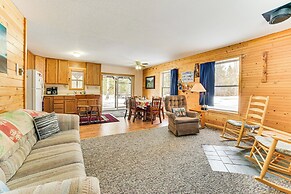 Near Lake Huron: Secluded Goetzville Cabin w/ Deck