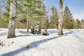 Near Lake Huron: Secluded Goetzville Cabin w/ Deck