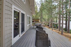 Dock + Fire Pit: Lakefront Cabin in Deer River!