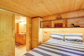 Dock + Fire Pit: Lakefront Cabin in Deer River!