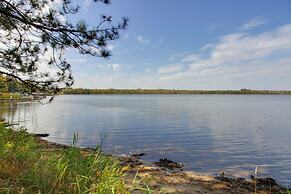 Quiet Deer River Cabin w/ Dock + Lake View!