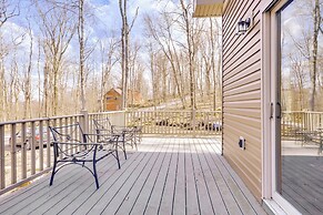 < 1 Mi to Alpine Lake: Cabin w/ Furnished Deck!