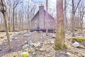 < 1 Mi to Alpine Lake: Cabin w/ Furnished Deck!