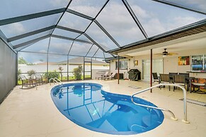 Canal-front Home w/ Dock & Lanai in Cape Coral!