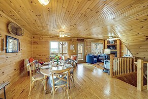 Deck & Views: Blue Ridge Mountain Cabin