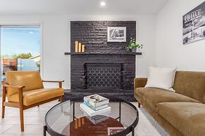 The Melrose ASU Pool Workspace Firepit