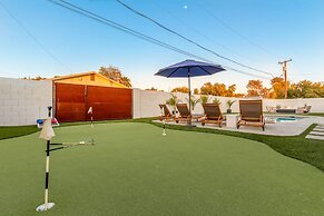 The Melrose ASU Pool Workspace Firepit