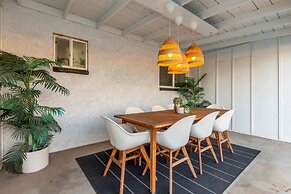 The Melrose ASU Pool Workspace Firepit