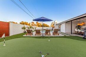 The Melrose ASU Pool Workspace Firepit