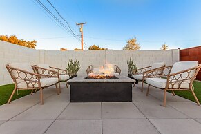 The Melrose ASU Pool Workspace Firepit