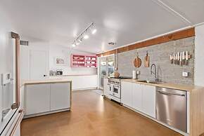 Northview Mid-century Escape Pool Firepit Bocce