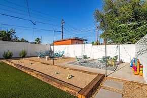 Northview Mid-century Escape Pool Firepit Bocce