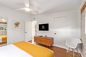 Northview Mid-century Escape Pool Firepit Bocce