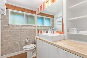 Northview Mid-century Escape Pool Firepit Bocce