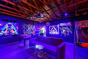 4BR Sanctuary w Retro Game Room Theater Pool Spa