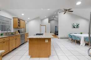 Summer Family Retreat Pool and Fire Pit