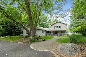 Summer Family Retreat Pool and Fire Pit