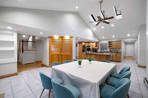 Summer Family Retreat Pool and Fire Pit