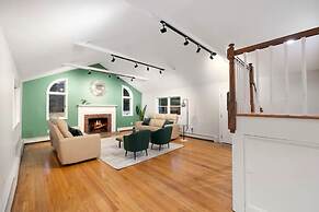 Summer Family Retreat Pool and Fire Pit