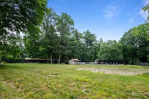 Summer Family Retreat Pool and Fire Pit