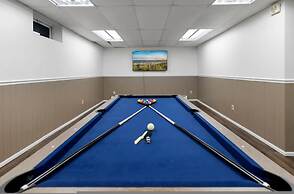 Summer Family Retreat Pool and Fire Pit