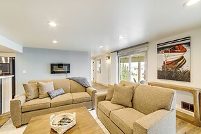 Steps to Clark Lake: Cozy Apartment w/ Hot Tub