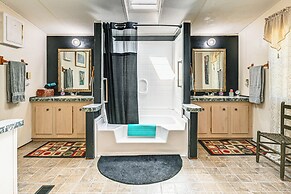 Fire Pit & Decks: Creekside Cabin in Robbinsville