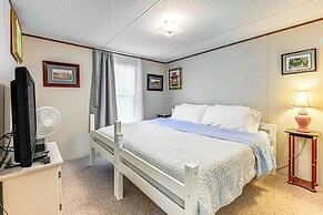 Fire Pit & Decks: Creekside Cabin in Robbinsville