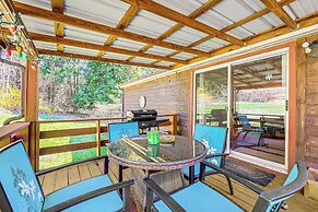 Fire Pit & Decks: Creekside Cabin in Robbinsville