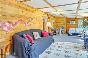 Fire Pit & Decks: Creekside Cabin in Robbinsville