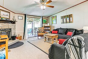 Fire Pit & Decks: Creekside Cabin in Robbinsville