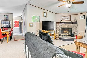 Fire Pit & Decks: Creekside Cabin in Robbinsville