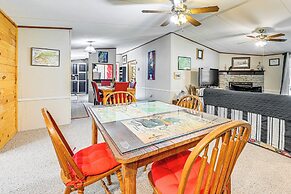 Fire Pit & Decks: Creekside Cabin in Robbinsville