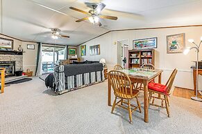 Fire Pit & Decks: Creekside Cabin in Robbinsville