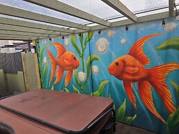 Eden Rose Cottage in Morecambe hot tub